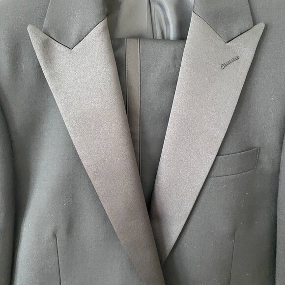 JCrew Factory Thompson Tuxedo jacket & pants black - Picture 6 of 14